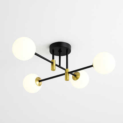 Suspension lustre LED moderne à éclairage simple — LZ4X9P