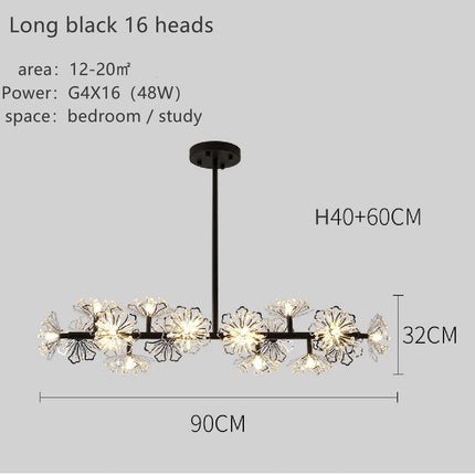 Lustre LED moderne luxe pour éclairage intérieur — LZ4N7Q2F