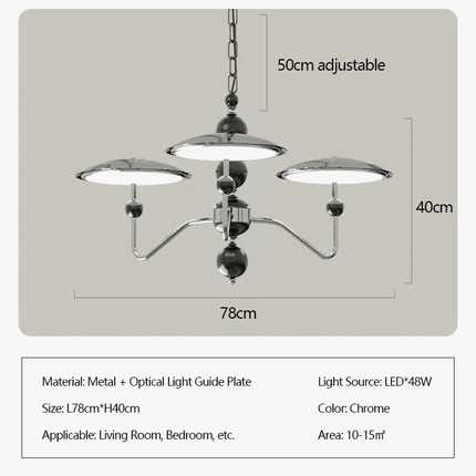 Lustre LED nordique design soucoupe volante — LZ4X9Q