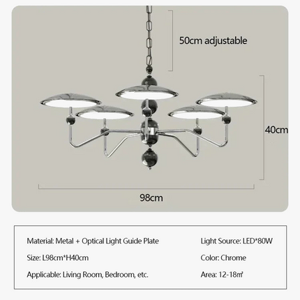 Lustre LED nordique design soucoupe volante — LZ4X9Q