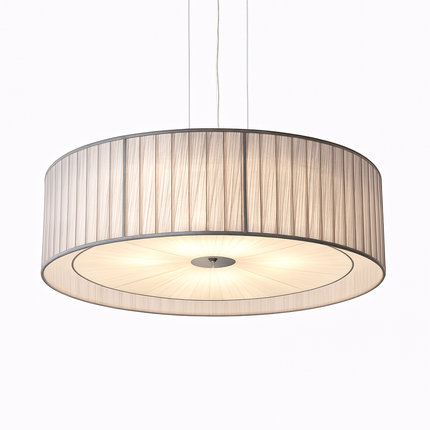 Lustre nordique en fer avec abat-jour en gaze — LZ4P9XQ