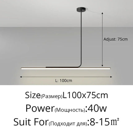 Lustre LED nordique pour décoration intérieure moderne — LZ4X9P2Q