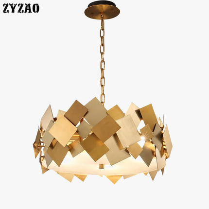 Lustre LED nordique en acier avec diffuseur acrylique — LZ4P9XQ