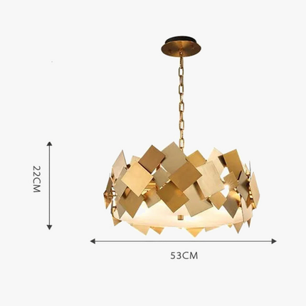 Lustre LED nordique en acier avec diffuseur acrylique — LZ4P9XQ