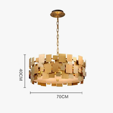 Lustre LED nordique en acier avec diffuseur acrylique — LZ4P9XQ
