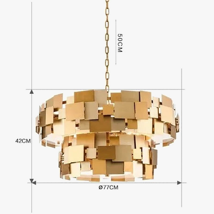 Lustre LED nordique en acier avec diffuseur acrylique — LZ4P9XQ