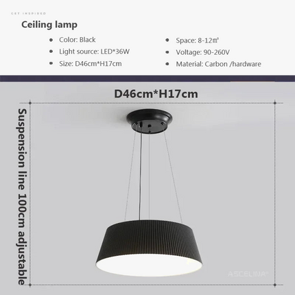 Lustre LED intérieur au design nordique moderne — LZ4X9P2