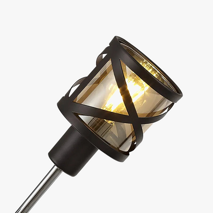 Lustre suspension réglable en verre style industriel rétro nordique — LZ4X9P