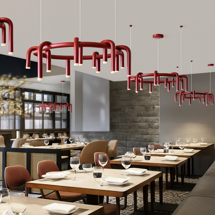 Lustre suspension moderne style nordique pour salon et restaurant — LZ4QJ7