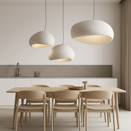 Suspension LED style nordique wabi sabi pour loft moderne — LZ4X9T