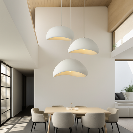 Suspension LED style nordique wabi sabi pour loft moderne — LZ4X9T