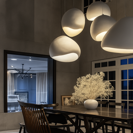 Suspension LED style nordique wabi sabi pour loft moderne — LZ4X9T