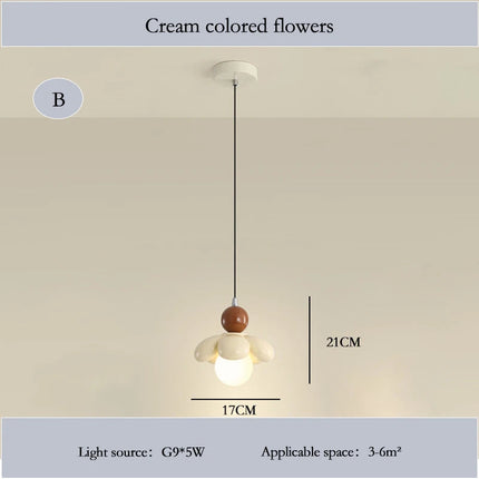 Lustre moderne à pétales pour chambre d’enfant — LZ4X9P2