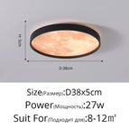 Rond Blanc 48cm / Blanc chaud, pas de télécommande