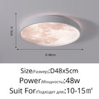 Rond Blanc 48cm / Luminosité variable