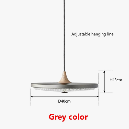 Lustre suspension rond plissé LED haute qualité — LZ4X9P2