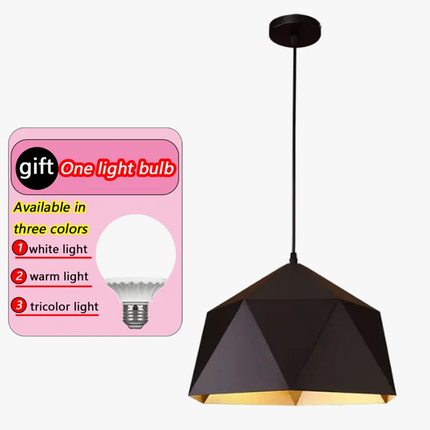 Lustre suspension simple en fer pour maison et restaurant — LZ4P9X