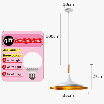 Lustre suspension simple en fer pour maison et restaurant — LZ4P9X