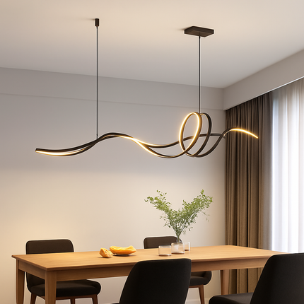 Lustre moderne simple à striptips pour intérieur — LZ4X9T2