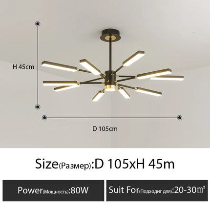 Lustre suspension moderne pour éclairage intérieur nordique — LZ4P9XJ