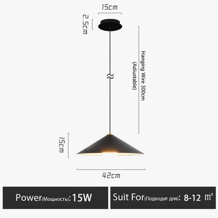 Suspension LED nordique moderne avec éclairage suspendu — LZ4P9XQ