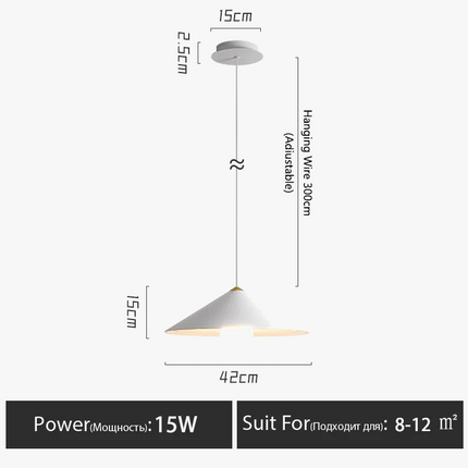 Suspension LED nordique moderne avec éclairage suspendu — LZ4P9XQ