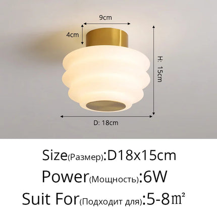 Lustre suspension nordique moderne à tête unique — LZ4F9T2