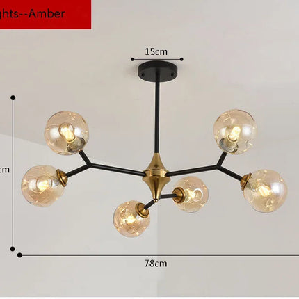 Lustre nordique de luxe au design épuré pour intérieur — LZ4QJ7