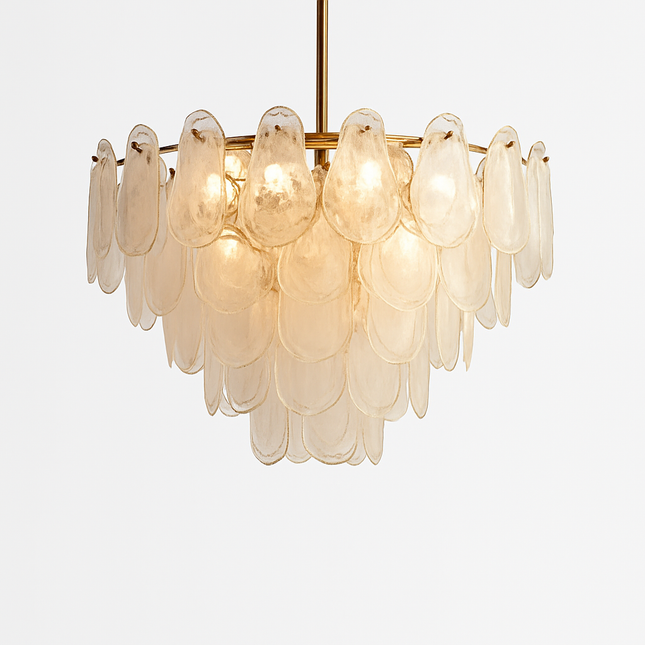 Lustre suspension nordique en métal avec cristaux LED — LZ4X9P