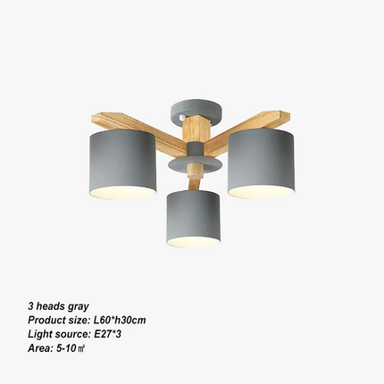 Lustre suspension nordique pour intérieur moderne et élégant — LZ4X9J