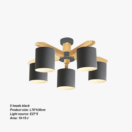 Lustre suspension nordique pour intérieur moderne et élégant — LZ4X9J