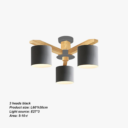 Lustre suspension nordique pour intérieur moderne et élégant — LZ4X9J