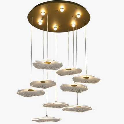Lustre suspension nordique en acrylique pour espaces élégants — LZ4X9P2