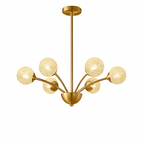 Cristal - 6 lumières / Lumière blanche chaude