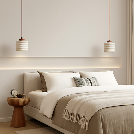Lustre suspension nordique en terrazzo pour café et loft industriel — LZ4P9XJ