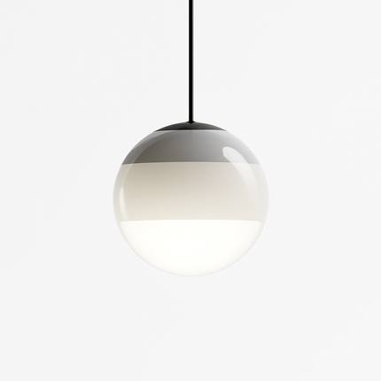 Lustre suspension LED créatif en verre dégradé style nordique — LZ4X9P