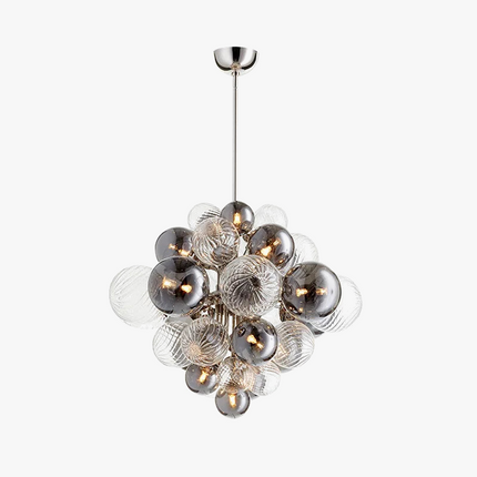 Lustre suspension globe en verre avec éclairage LED intégré — LZ4M9X2