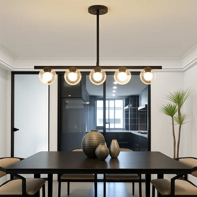 Lustre suspension en verre pour éclairage intérieur moderne — LZ4X9P