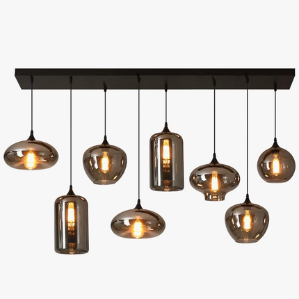 Lustre suspension en verre style nordique pour restaurant et café — LZ4X9T