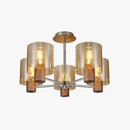 Lustre suspension en verre style nordique américain créatif — LZ4X9T
