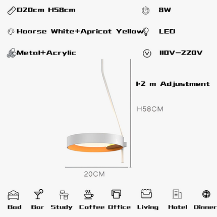 Lustre nordique italien moderne pour intérieur lumineux — LZ4T9X2