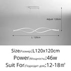 Noir L120x120cm 73W / Blanc froid