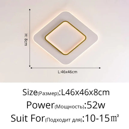 Lustre LED nordique moderne et créatif pour balcon — LZ4T9XQ