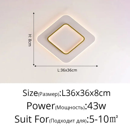 Lustre LED nordique moderne et créatif pour balcon — LZ4T9XQ