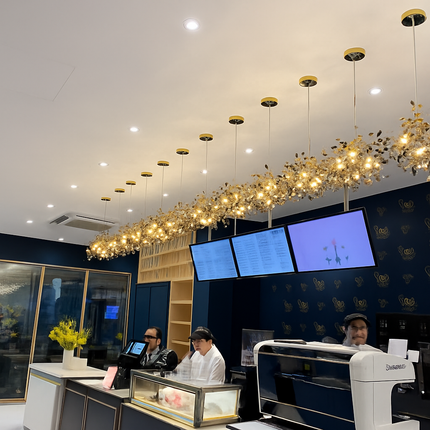 Lustre suspension nordique moderne avec éclairage LED intégré — LZ4X9P