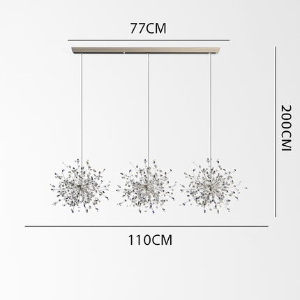 Lustre suspension nordique moderne avec éclairage LED intégré — LZ4X9P