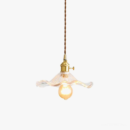 Lustre suspension nordique en laiton et verre pour restaurant — LZ4D9X