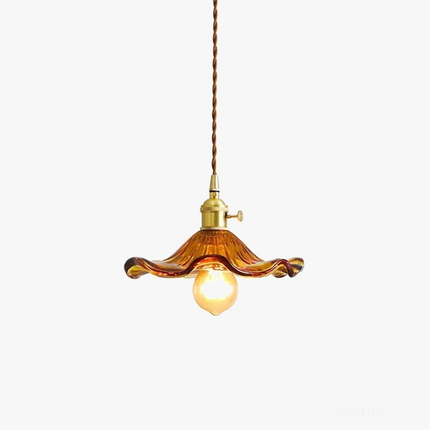 Lustre suspension nordique en laiton et verre pour restaurant — LZ4D9X