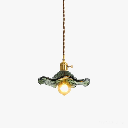 Lustre suspension nordique en laiton et verre pour restaurant — LZ4D9X