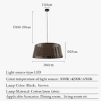 Modèle marron -D60cm / Lumière chaude